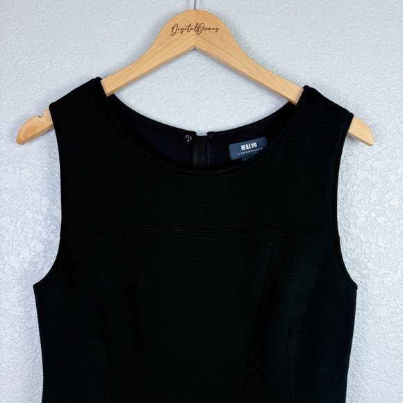 Maeve Anthropologie Debutante Dress, Black L - Fit & Flare, Sleeveless, Chic - Picture 3 of 9